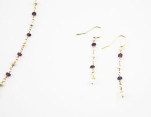 Moonlit Amethyst Earrings