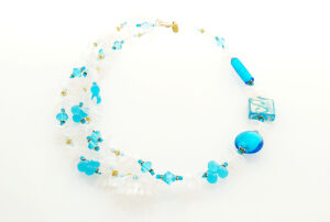 Blu Sculptura Necklace