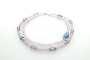 Pearled Lavender Necklace
