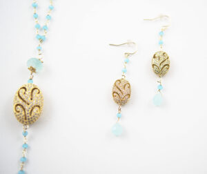 Aqua Lumière Earrings