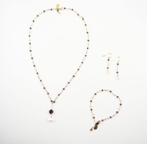 Moonlit Amethyst Necklace